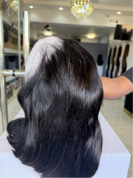 10" frontal DD bob Lagos hairline