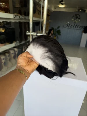 10" frontal DD bob Lagos hairline
