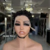 4@0.1x Frontal dread wig