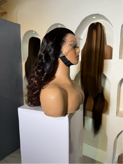 24" 13*4 frontal SDD bounce color 1b/4