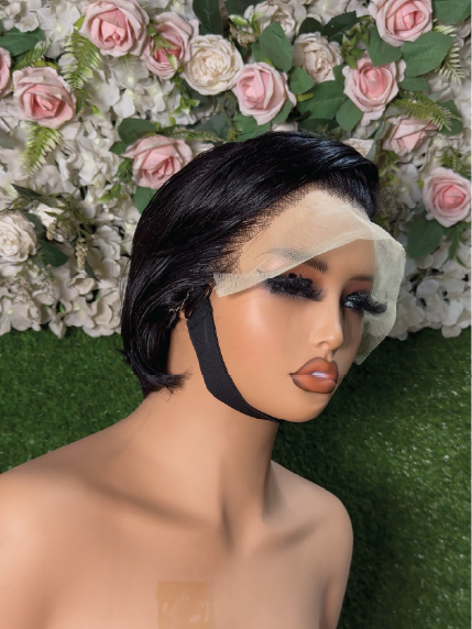 Frontal pixie cut