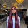 26″ Vietnamese SDD Bone Straight 2*6 Closure – Wine