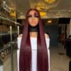 26″ Vietnamese SDD Bone Straight 2*6 Closure – Wine
