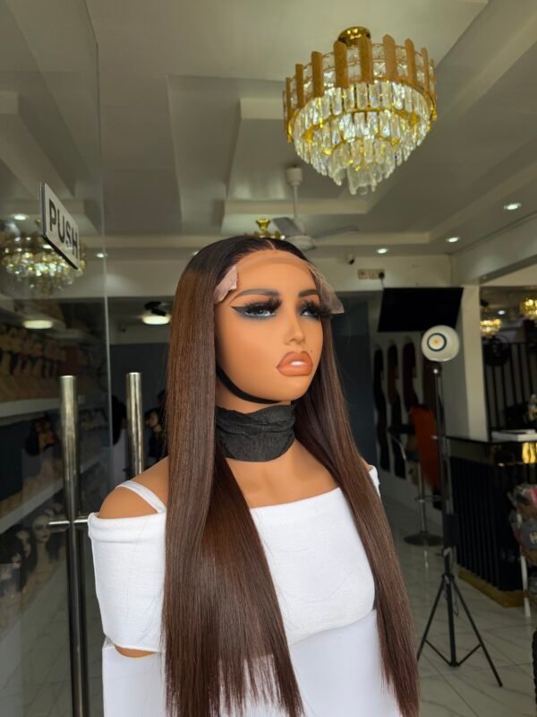 IMG_0662 18″ Vietnamese SDD Bone Straight 5*5 Closure – Two Tone Dark Brown