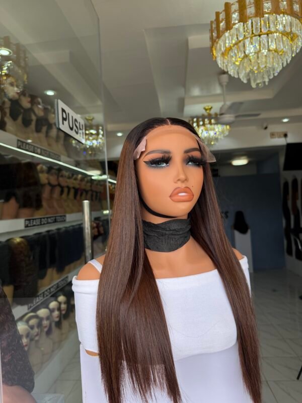 IMG_0664 18″ Vietnamese SDD Bone Straight 5*5 Closure – Two Tone Dark Brown