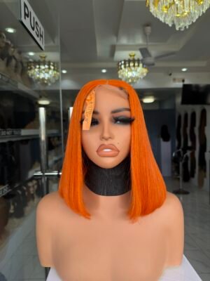 10″ Vietnamese SDD Bone Straight 2*6 Closure – Ginger
