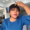 Flat pixie cut