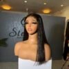 16" Silky Straight 5*5 DD - Natural Color (Factory Made)