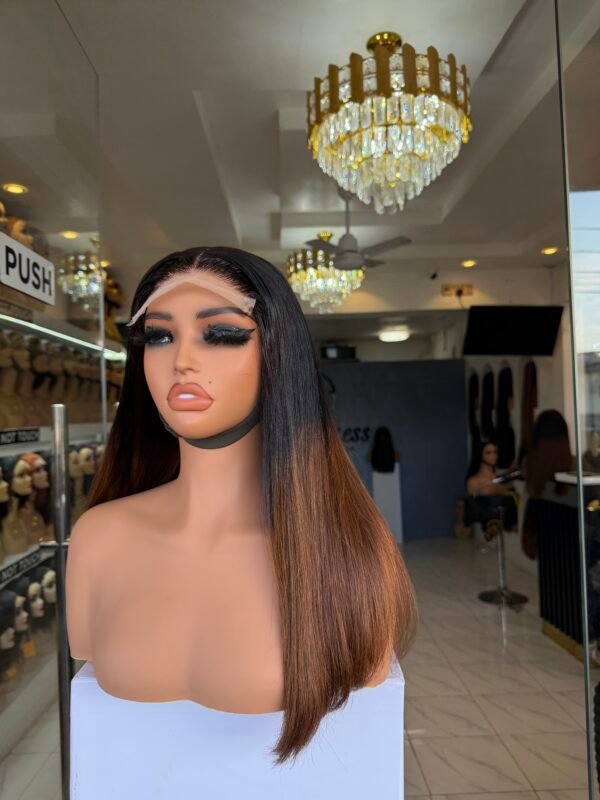 Virgin Silky Straight DD 5*5 Closure - Two Toned
