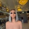 10" Chinese Bone Straight DD 2*6 Closure - Grey