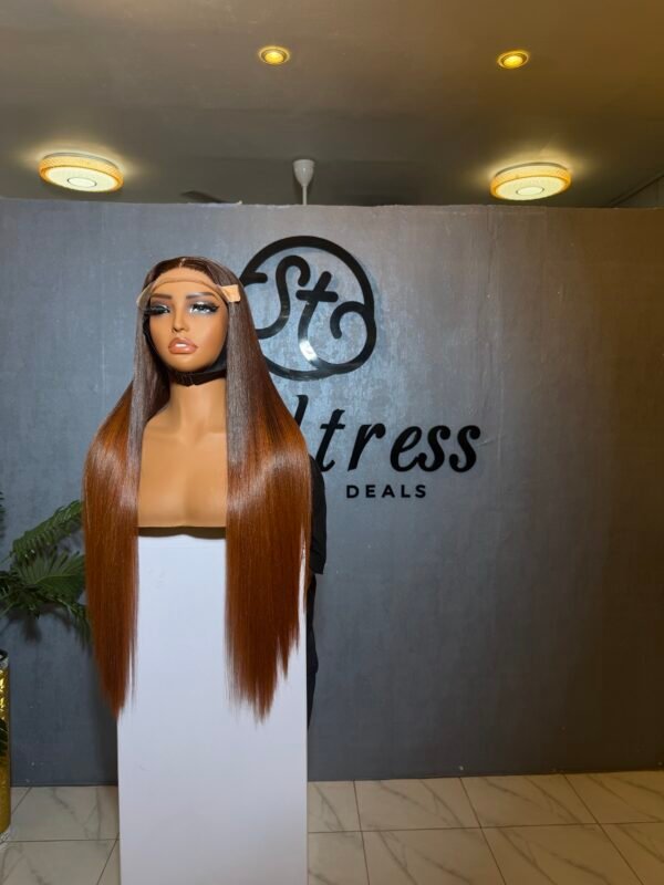 IMG_9686 24″ Vietnamese SDD Bone Straight 5*5 Closure – Two Toned Brown