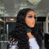 30" loose Jeri curls with 5*5 closure