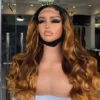 26" bouncy DD with 5*5 closure  3 tone