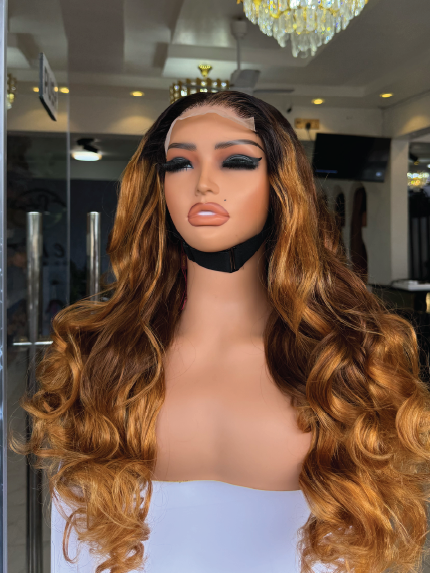 26" bouncy DD with 5*5 closure  3 tone