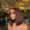 10" Vietnamese bone straight with 2*6 closure brown