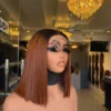 10" Vietnamese bone straight with 2*6 closure two toned