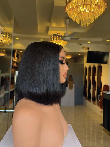 10" Vietnamese bone straight with 2*6 closure black