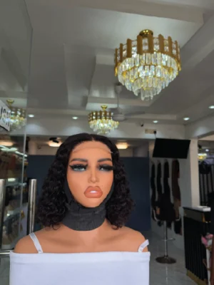 12 inches Eurasian curl 4*4 closure Black