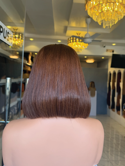 10" Vietnamese bone straight with 2*6 closure brown